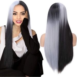 Blooming Hair 24" Two Color Straight Wig